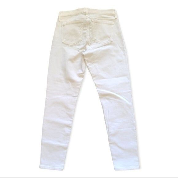J. Crew 9" High Rise Toothpick Jeans in White Size 32 NWT - Picture 2 of 9